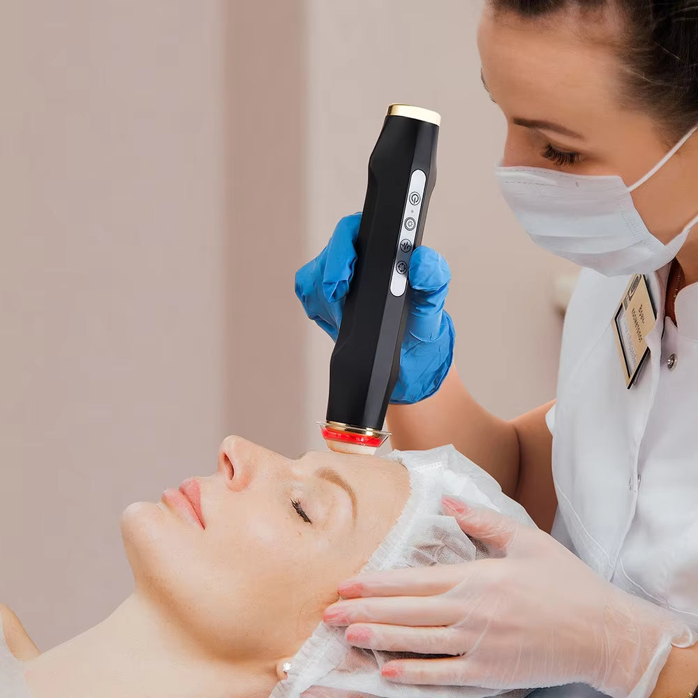 Portable CO2 Oxygen Bubble Facial Pen – Deep Cleansing & LED Light Therapy Device